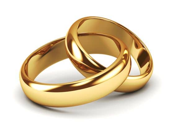gold wedding rings