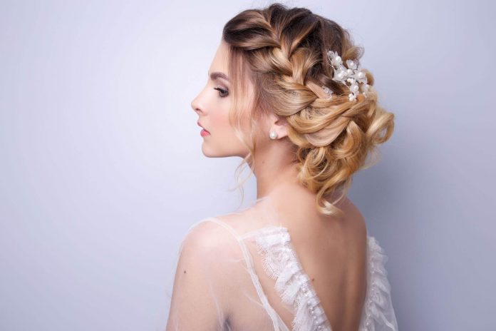 bride hair