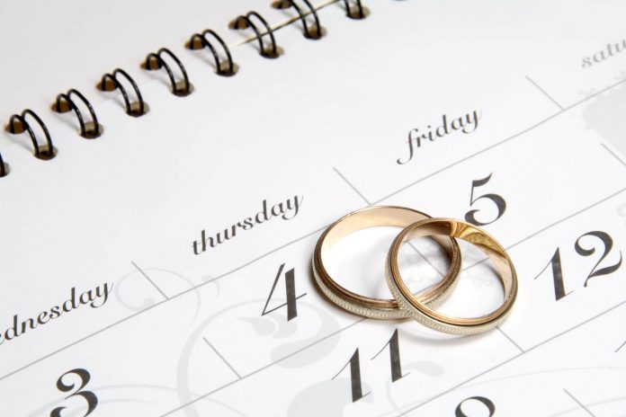 wedding planning first month