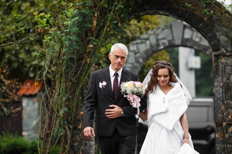 Father of the Bride: Role and Responsibilities 2 Father walks with Bride